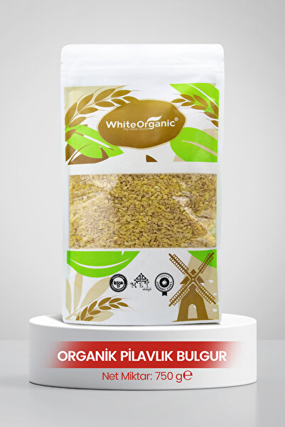 White Organic Organik Pilavlık Köy Bulguru 750 gr