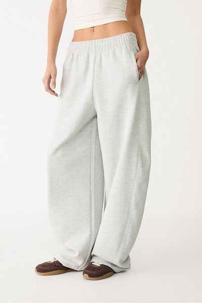 Stradivarius Plush barrel trousers