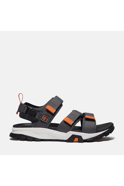 Timberland صندل رجالي من Garrison Trail Backstrap بحزام رمادي متوسط