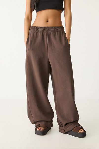 Stradivarius Plush barrel trousers