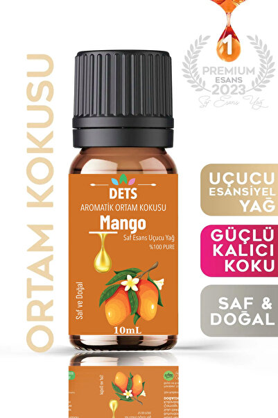 Dets Mango Uçucu Yağı Canlandırıcı Hava Nemlendirici Kokusu & Buhurdanlık Esa...