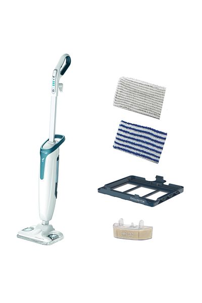 Rowenta Mop cu abur Rowenta RY6597WH Steam Power, 1200W, 0.6L, filtru anticalcar,(Alb)