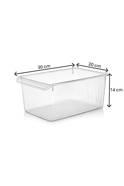 ASlife Home 3 Size Refrigerator Organizer Set 8 Liters 6 Liters 4 Liters
