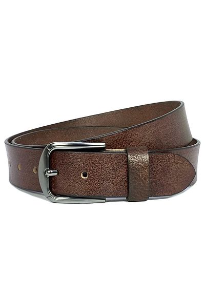 Classic Milano Genuine Leather Belt Men - Semi-Casual Men's Belts - Black & Brown Men’s Leather Belt for Men