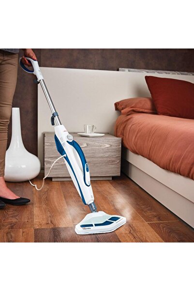 Polti Mop cu aburi Polti Vaporetto SV460 Double, 17 in 1, 0.3 l, 1500 W (Alb/Albastru)