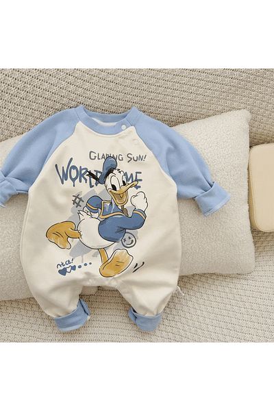 nannie Donald Boys Blue Jumpsuit - 6-9 Months