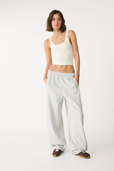 Stradivarius Plush barrel trousers