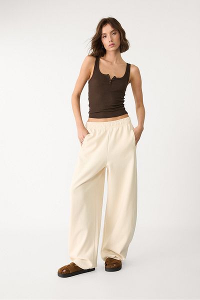 Stradivarius Plush barrel trousers