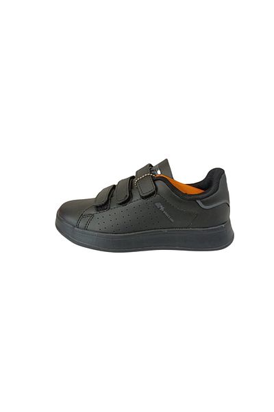 M.P. M.P 2625 Black Unisex Faylon Light Sole Velcro Sports Shoes