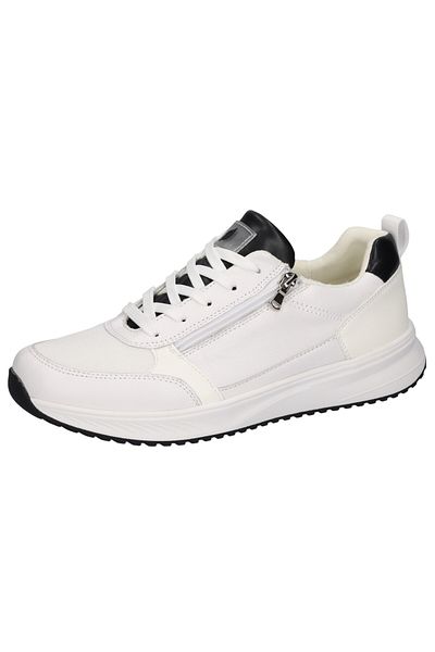 Waldläufer Herren Low Sneaker H-Matti Low Top 784001-103 Weiß 150 Weiss Leder mit EVA & herausnehmbar