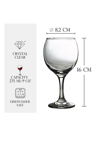 Cesiro Glass stemmed glass, Cesiro, 275 ml