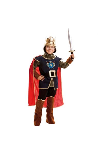 KidMania Medieval King Costume for Boys 10-12 Years Old 140-150 cm