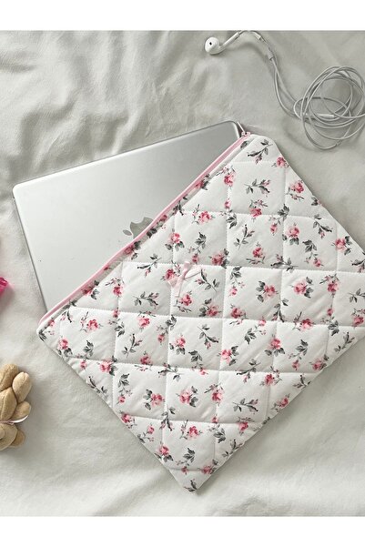 Lulishop حافظة كمبيوتر لوحي على شكل زهرة الورود مقاس 13-14 بوصة متوافقة