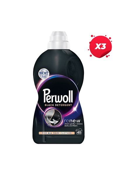 Perwoll X3 - PERWOLL LIQUID DETERGENT 2L RENEW BLACK 40 WASHES