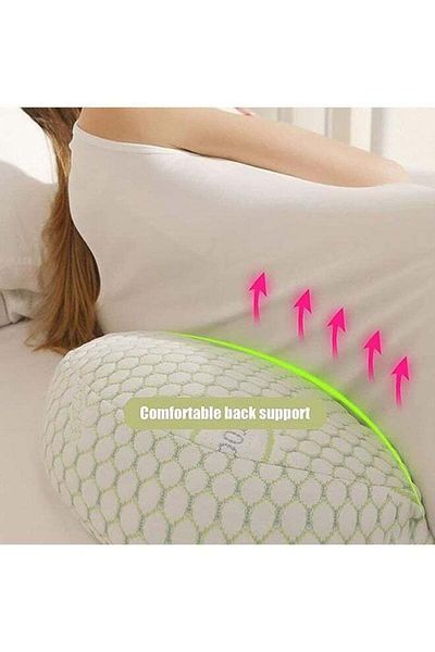 COOYA Soft Pregnancy Pillow,Support for Back,Legs,Maternity Pillow with Detachable and Adjustable Pillow