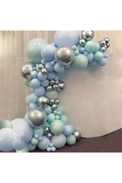 ALMİRA SOLMAZ TİCARET Set 123 baloane pentru aranjament arcada, Baby shower