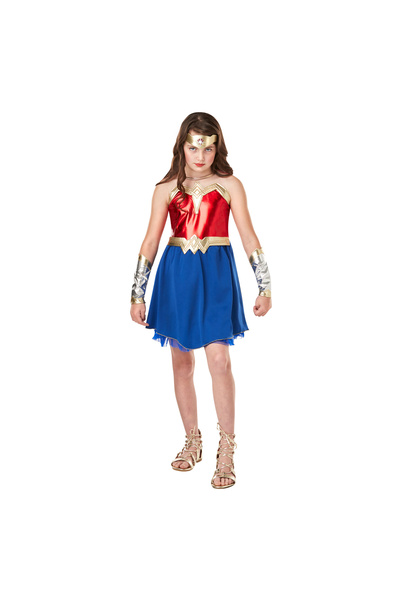 DC Costum Wonder Woman Deluxe pentru fete 116 cm 5-6 ani