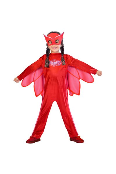 PJMASKS Owlette Owl Costume For Girls - Heroes In Pyjamas 3-4 Years 104 Cm