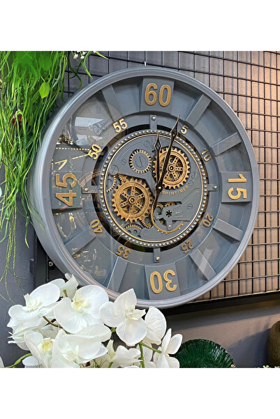 THE LİNSE METAL ÇARKLI DUVAR SAATİ