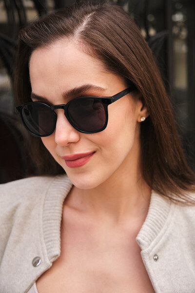 Monvago Mv 20073 Black Unisex Sunglasses