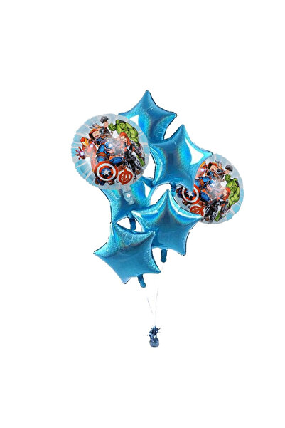 KidMania Buchet 7 baloane folie Avengers