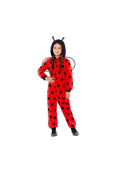 KidMania Costum Buburuza Onesie ® Pentru Copii 6-8 Ani 128 Cm