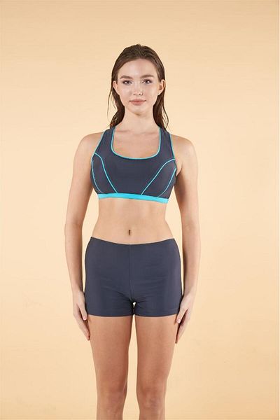Estiva Free-Set Bustier Shorts Bikini Set
