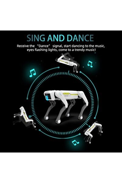 TEEGGI Robot Köpek Uzaktan Kumandalı Oyuncak - 3-12 Yaş İçin Akıllı Robot Köpek