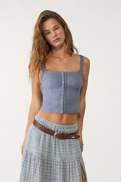 Stradivarius Corset top with straps