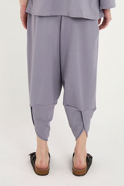 RELAXL Unisex Λιλά Μοντέρνο Φαρδύ Παντελόνι Γιόγκα Διαλογισμού
