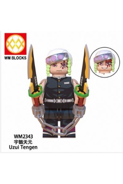 marimari Mini Figure Anime Building Blocks Uzui Tengen