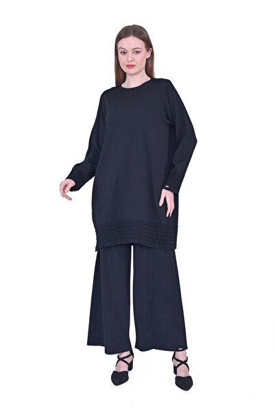 Invee 7025 Siyah Triko Tunik