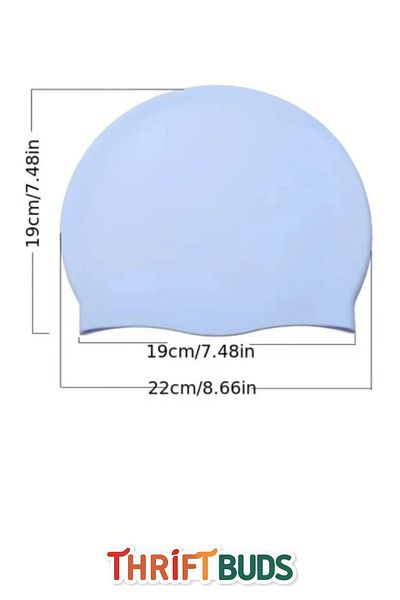Thriftbuds Producție specială, impermeabilă, elastică, anti-alunecare, șapcă de înot din silicon, șapcă de înot pentru piscină