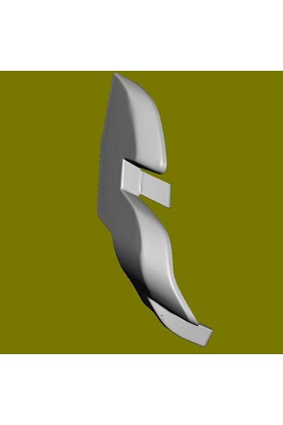 swordslife Land rover front upper right grille side trim