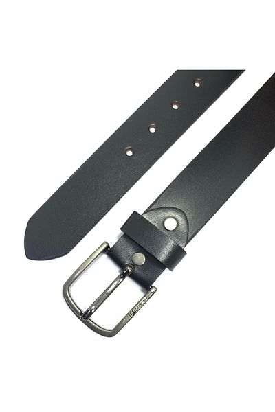 Force Genuine Leather Belt Men - Semi-Casual Men's Belt, Gifts - Black & Brown Men’s Leather Belt for Men