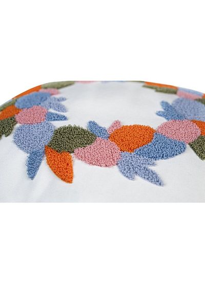 Lenjerii Deosebite Fata perna Paste cu broderie în relief 45x45cm, Sărbătoarea Paștelui