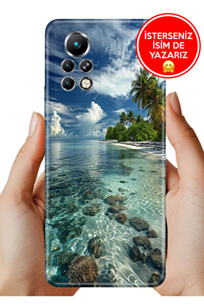 Cekuonline İnfinix Note 11 Pro X697 Kılıf Baskılı Life Style Kapak Silikon Ma...