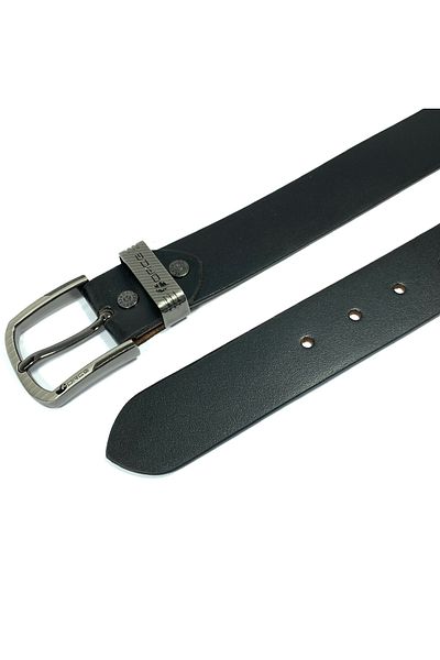 Force Genuine Leather Belt Men - Semi-Casual Men's Belt, Gifts - Black & Brown Men’s Leather Belt for Men