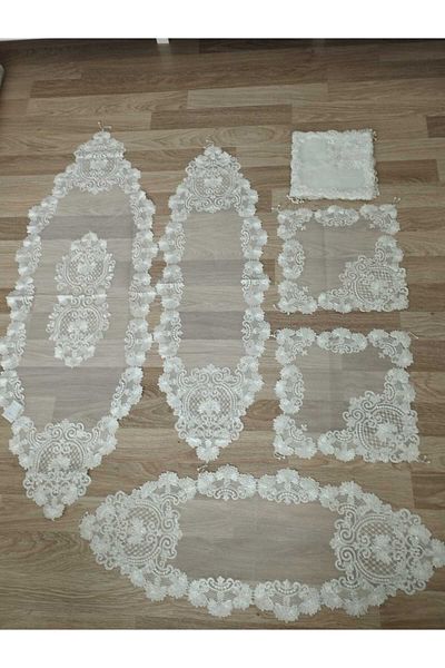 HMZ Textile Dowery Casual Stone Showcase Living Room Set 17 Pieces. Stone Runner Team