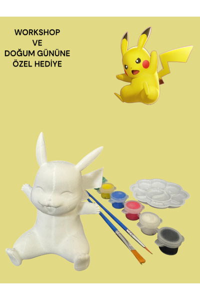 shop Pikachu 3d Figür Boyama Seti