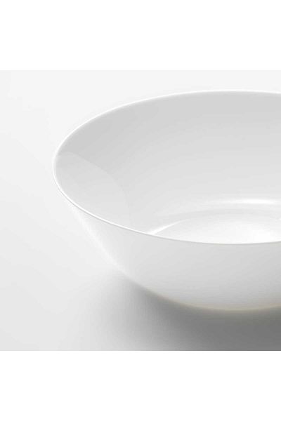 IKEA OFTAST Serving bowl, white, 23 cm