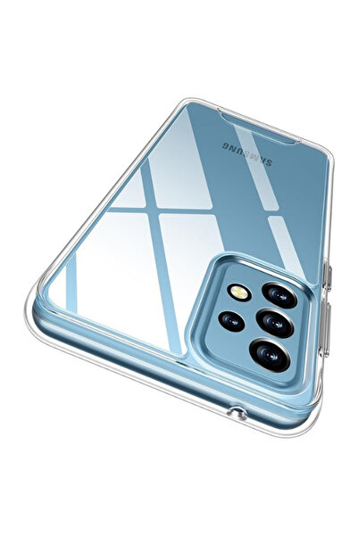 izzytech جراب سيليكون مرن شفاف غير ملون متوافق مع هاتف Samsung Galaxy A52