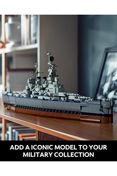 Nifeliz Kuzey Savaş Gemisi Yapı Seti, 1701 Parça, Askeri Model, Yetişkin Koleksiyon Gemisi