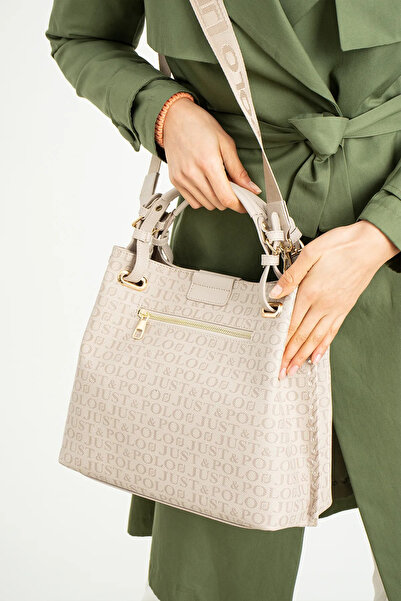 JP POLO Women's Original Just Polo Printed Large Size Hand & Shoulder Bag Avp2180Pc Shoulder Bag