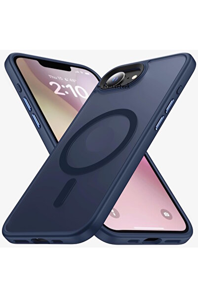 m.tk moveteck iPhone 16e Kılıf Mat Magsafe Şarj Özellikli Darbe Önleyici Hass...