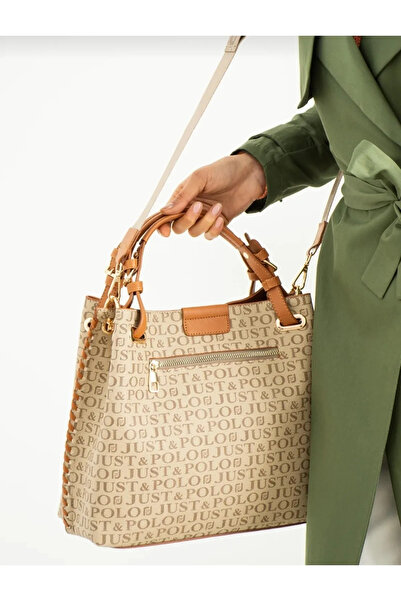 JP POLO Women's Original Just Polo Printed Large Size Hand & Shoulder Bag Avp2180Pc Shoulder Bag