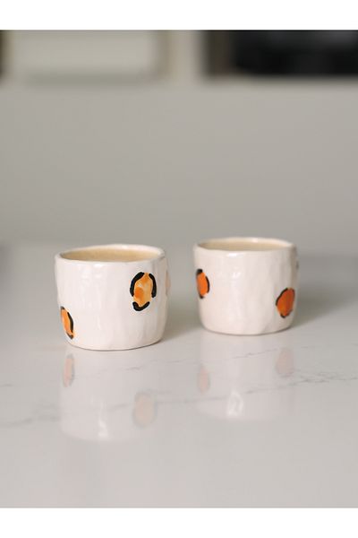 Most Home Spotted Joy – Set of Two Ceramic Mugs