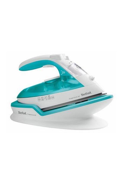 TEFAL Fier de calcat fara fir Tefal Freemove Air FV6520E0, 2400 W (Alb/Albastru)