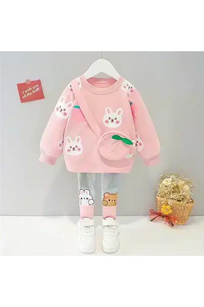nannie Inna Pink Girls Outfit - 12-18 months