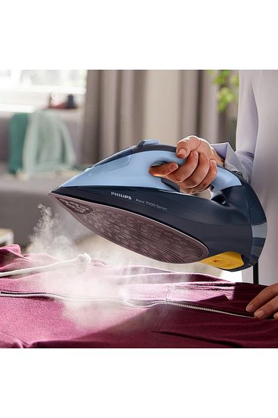 Philips Fier de calcat Philips Azur DST7041/20, 2800W, Debit de abur continuu de 50g/min,Jet de abur de 250g